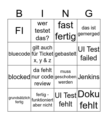 Daily Bingo Card