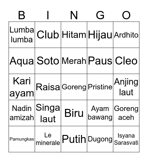 SEUNGYOUN's WIFE Bingo Card