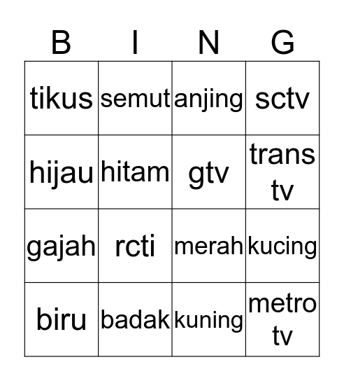 bingo sonia Bingo Card