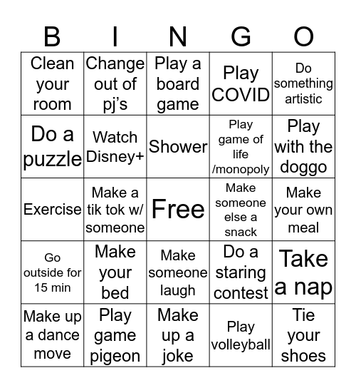 Coronacation Bingo #3 Bingo Card
