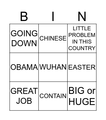 CHEETOH'S PRESS CONFERENCE BINGO Card