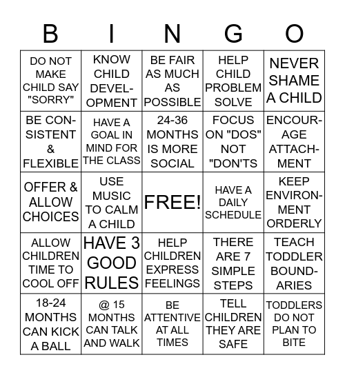 THE PEACE SQUAD Bingo Card