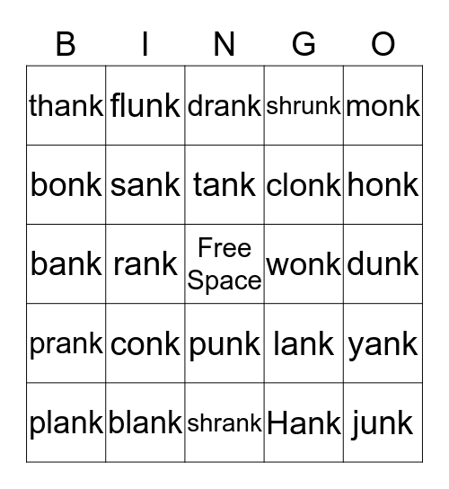 Welded Sounds Bingo Card