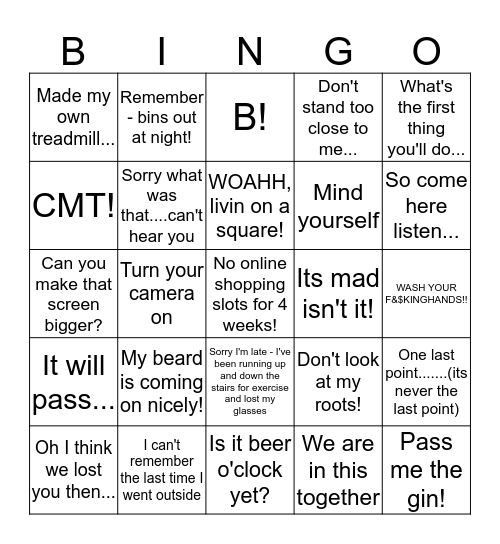 HR Lingo Bingo Card