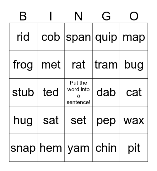 Decoding Bingo Card