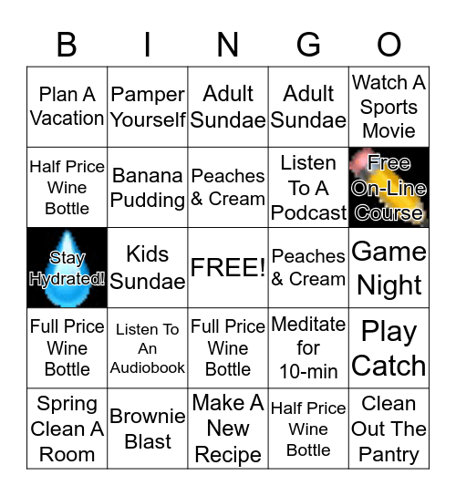 Geneva Park District - Adult Bingo Card