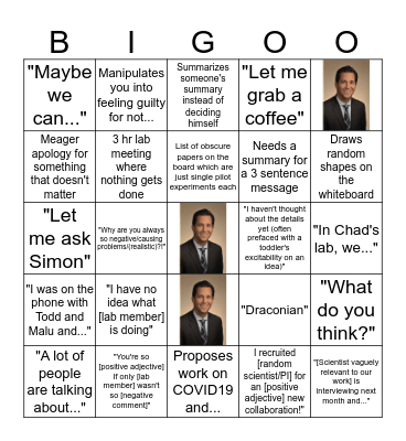 Wonderful World of Labisambra Bingo Card