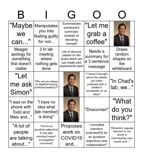 Wonderful World of Labisambra Bingo Card