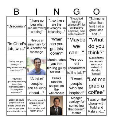 The Wonderful World of Labisambra Bingo Card