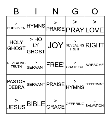 Super Seniors  Bingo Card