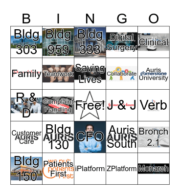 AURIS BINGO Card