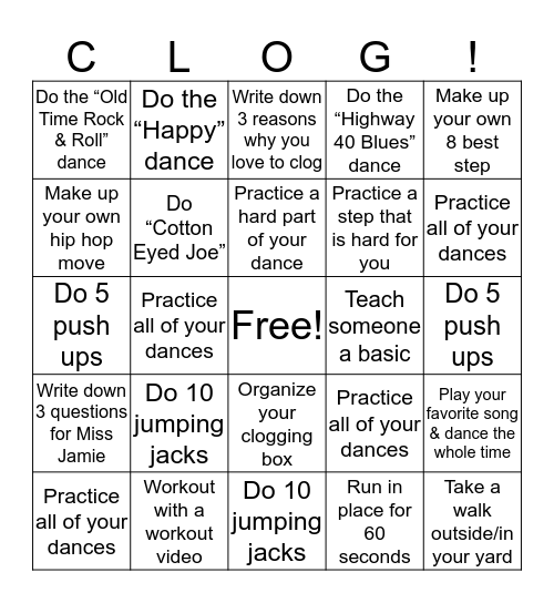 Quarantine Bingo! Bingo Card