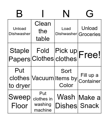 Career Prep Bingo Card