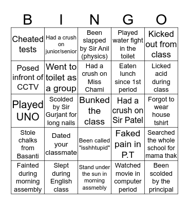 KVMZU Bingo! Bingo Card