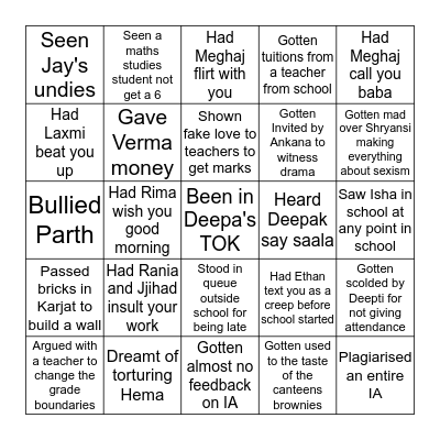 DP2MAYMAYS Bingo Card