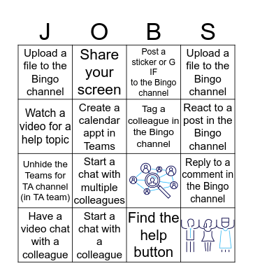 Microsoft Teams! Bingo Card