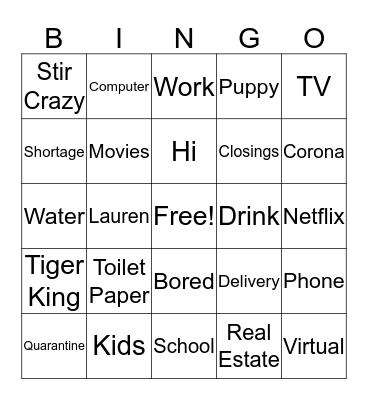 Freedom Title Bingo! Bingo Card