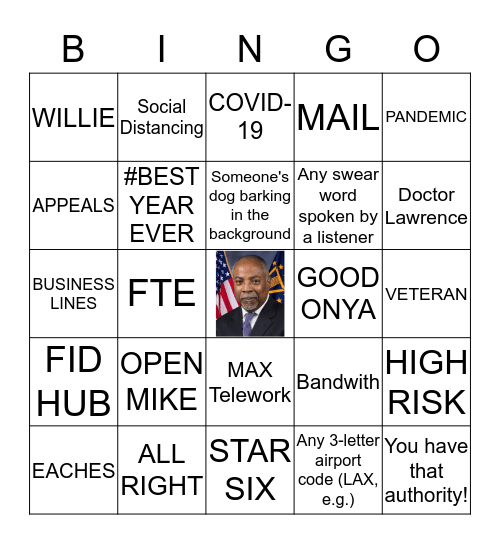 B-I-N-G-OFO Bingo Card