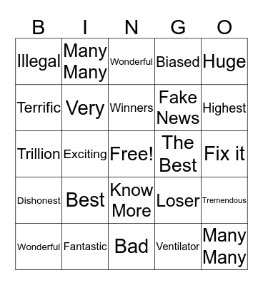 #45 Bingo Card