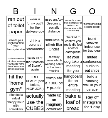BD BINGO (Week 1) Bingo Card