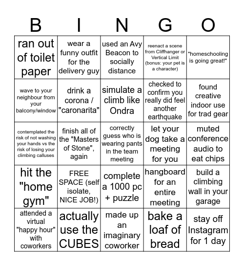 BD BINGO (Week 1) Bingo Card