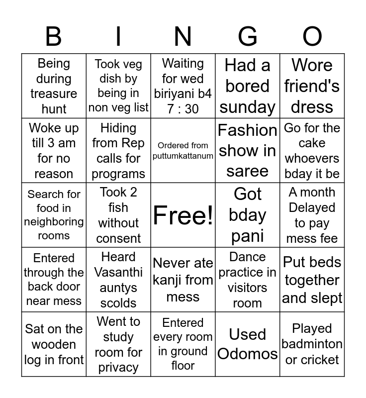 PAKISTHANIS LH Bingo Card