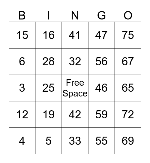 Quarantine Bingo-Family Edition Bingo Card