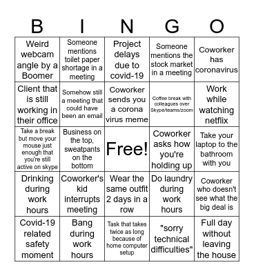 WFM Bingo Card