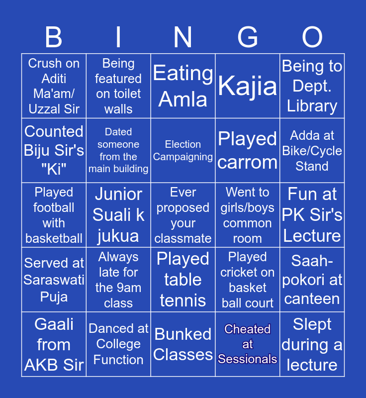 Jb Commerce Bingo Card