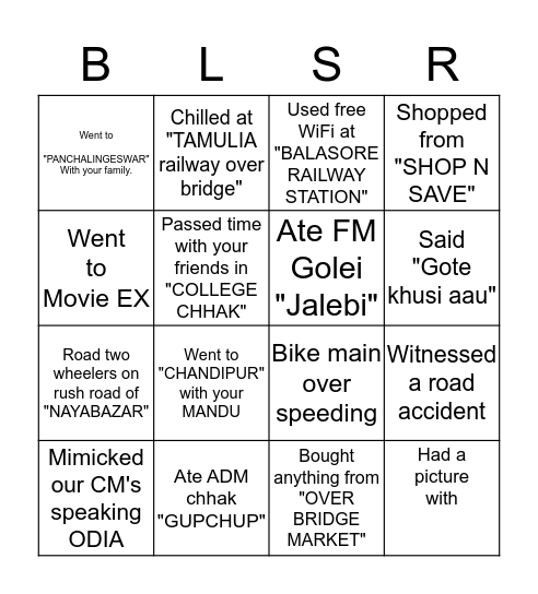Have you ever ....?? Bingo Card