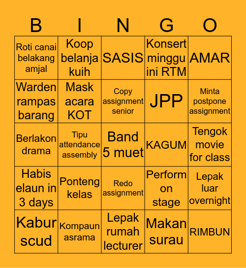 Ipbarian bingo Card
