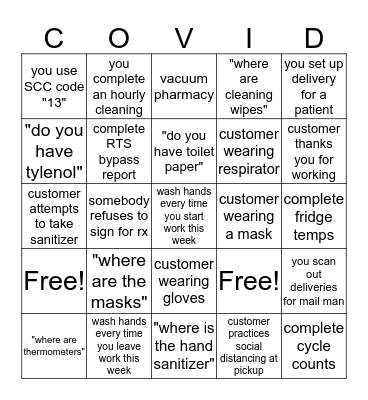 CVS Shoreview BINGO Card