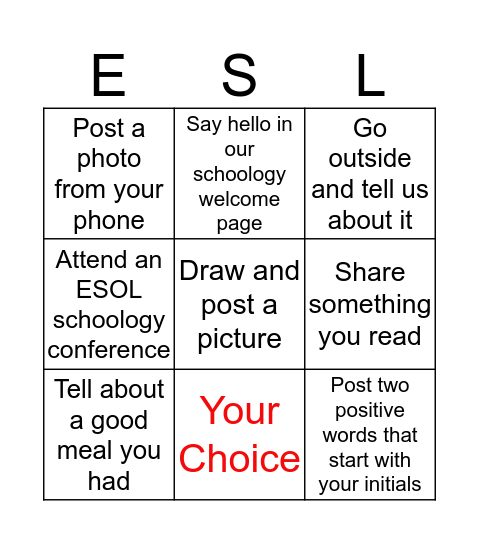 Welcome Back, Tigers!!! Bingo Card