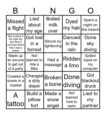 I have Bingo Card