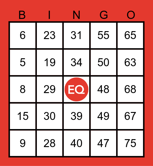 EQUINITI - CAITHNESS OFFICE Bingo Card