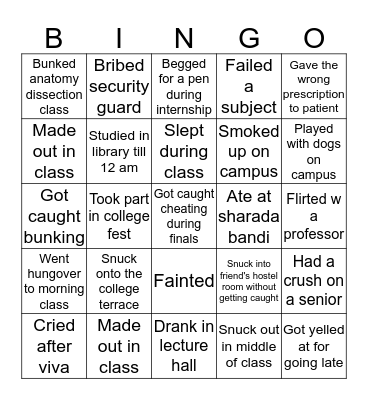 APOLLO Bingo Card