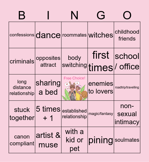 🐰 Hopekook Bingo 🐿 Bingo Card