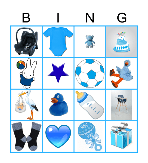 Baby Shower Bingo! Bingo Card