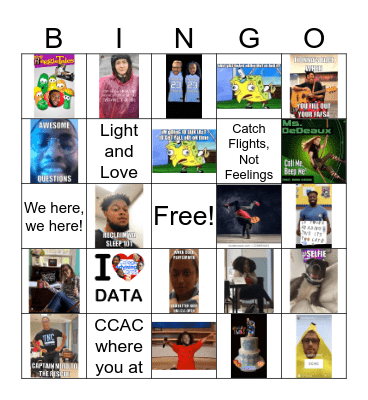 CCAC Meme Bingo Card