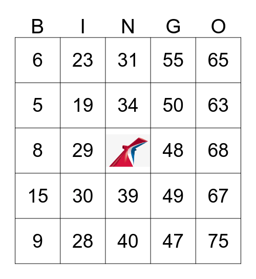 Two Carnival cruise lines bingo markers