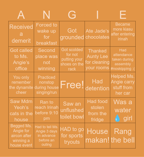🐉IRINAH DYNAMITES🐉 Bingo Card