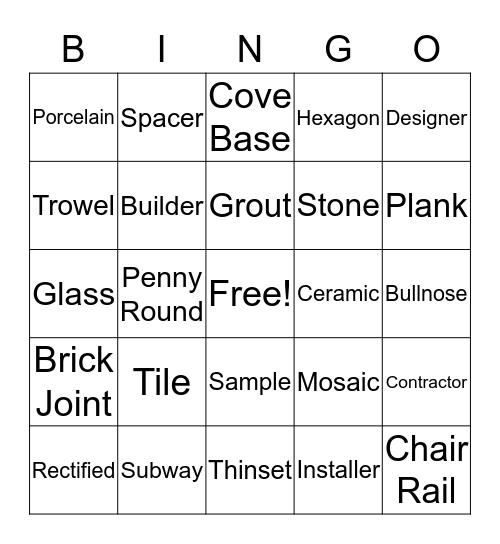 Tile Bingo Card