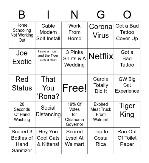 Succeeding In Sales With Social Distancing Bingo Card