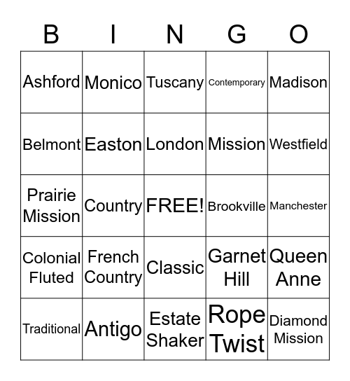 HopeWood Bingo Card