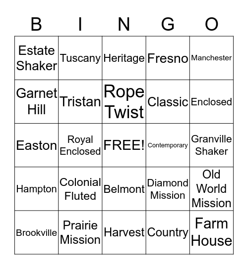 HopeWood Bingo Card