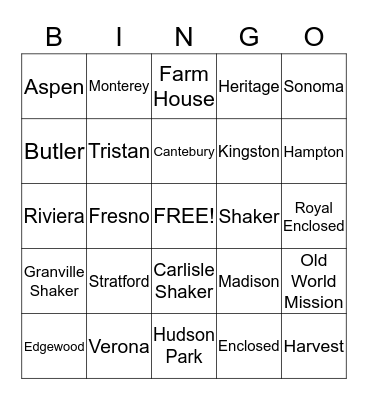 HopeWood Bingo Card