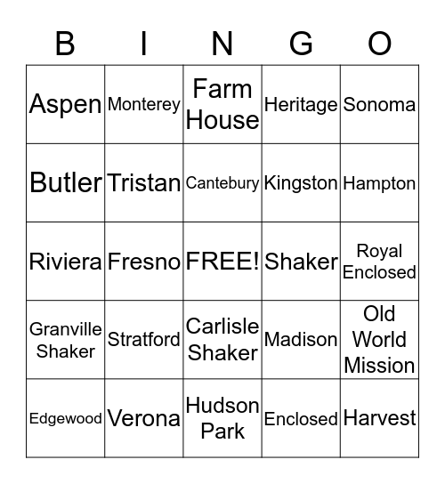 HopeWood Bingo Card