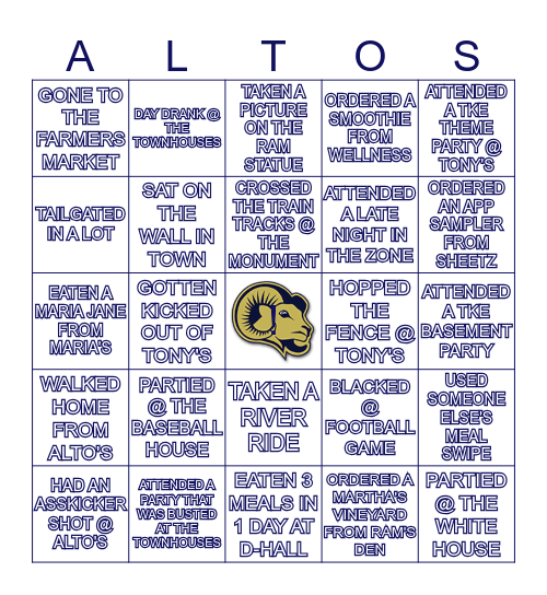 SHEPHERD BINGO Card