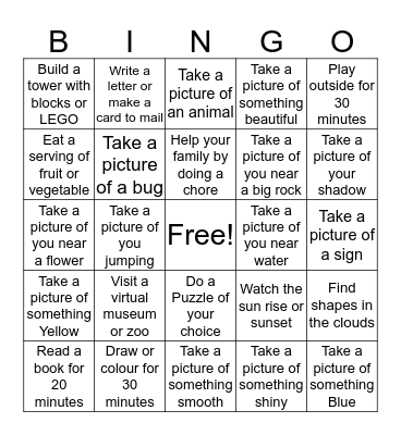 NEDC Easter Egg Bingo Card