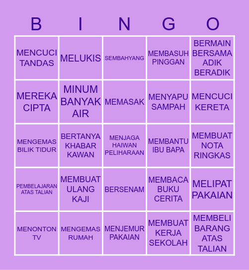 COVID-19 BINGO CHALLENGE! Bingo Card